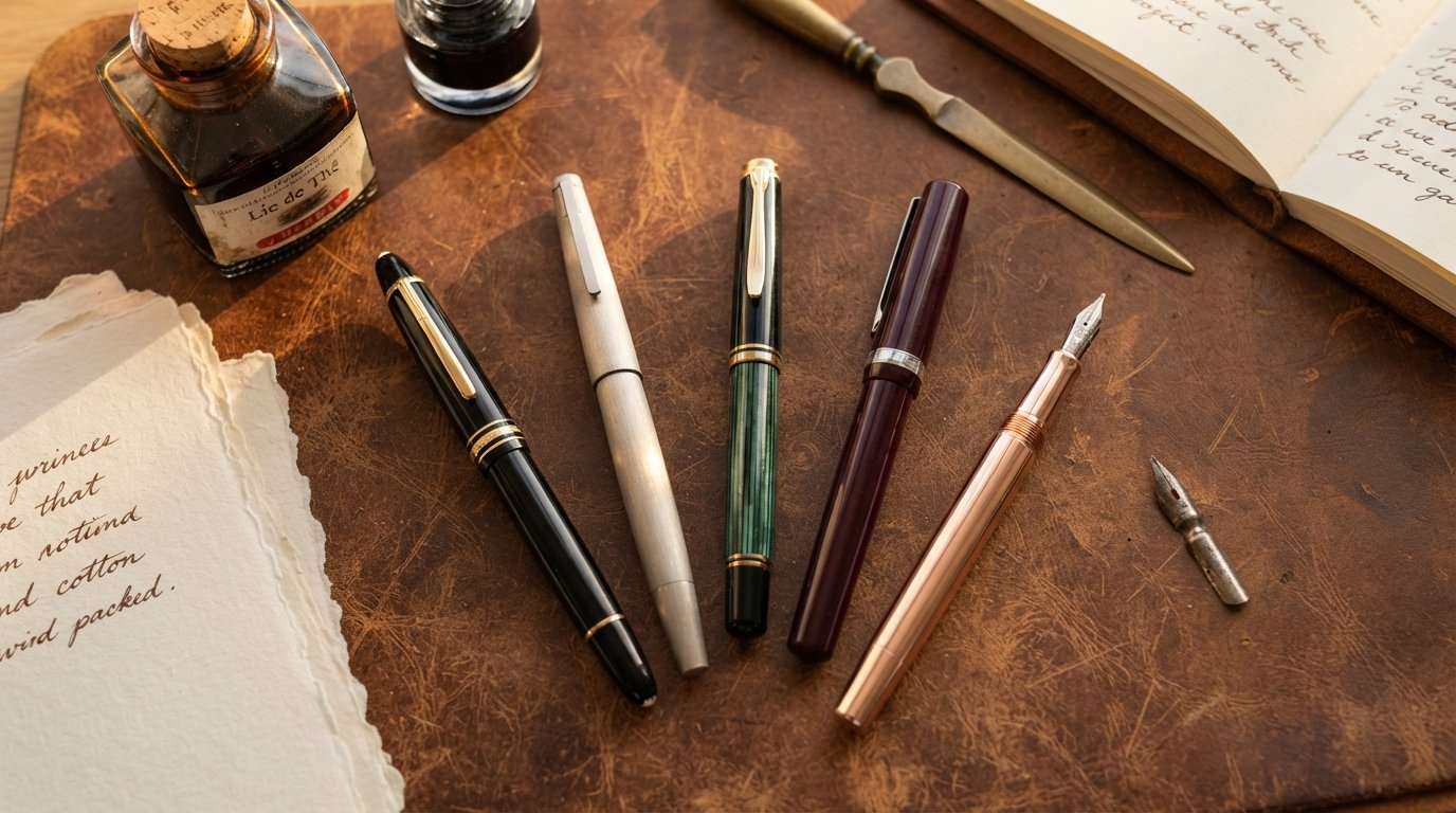 Hero Sheaffer 100 Coffee Edition матово кафяво с кралски кафяви PVD елементи – комплект химикалки с тефтер